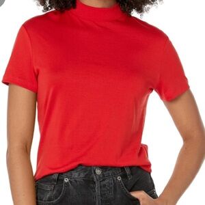 Theory Women's Apex Tiny Tee, Geranium, Medium, NWT